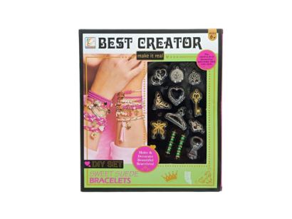 صورة مجموعة أساور  يدوية لصنع وتزيين الأساور الجميلة، ومناسبة للأعمار 6 سنوات فما فوق.